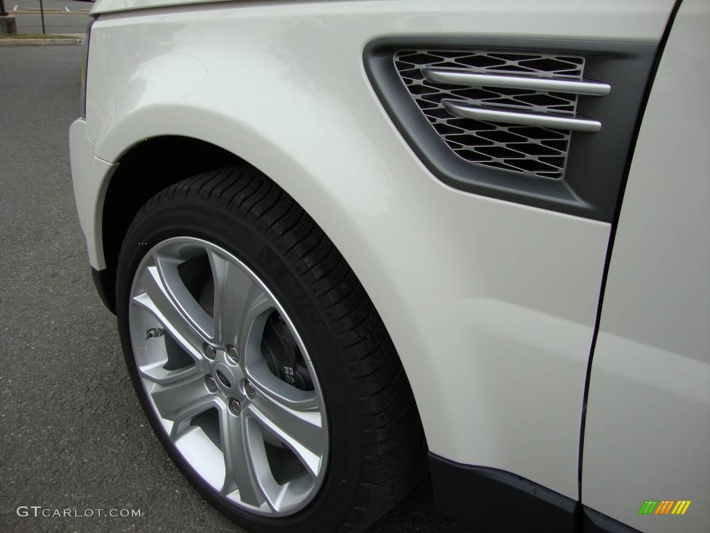 2010 Range Rover Sport Supercharged - Alaska White / Premium Ivory/Ebony Stitching photo #23