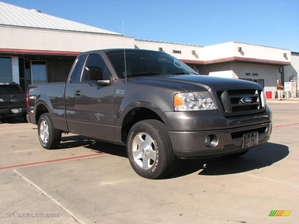 2006 F150 STX Regular Cab - Dark Stone Metallic / Medium Flint photo #1