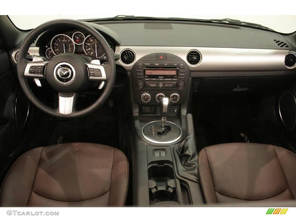 2009 MX-5 Miata Grand Touring Roadster - Marble White / Havana Brown photo #18