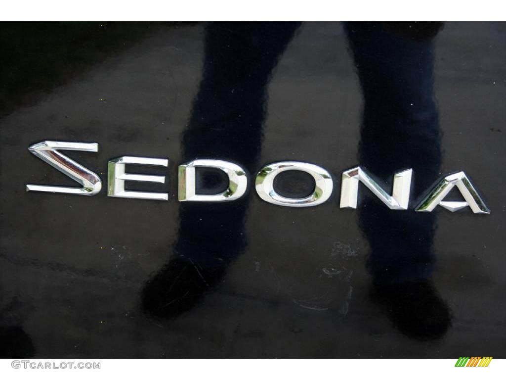 2002 Sedona EX - Midnight Black / Gray photo #51