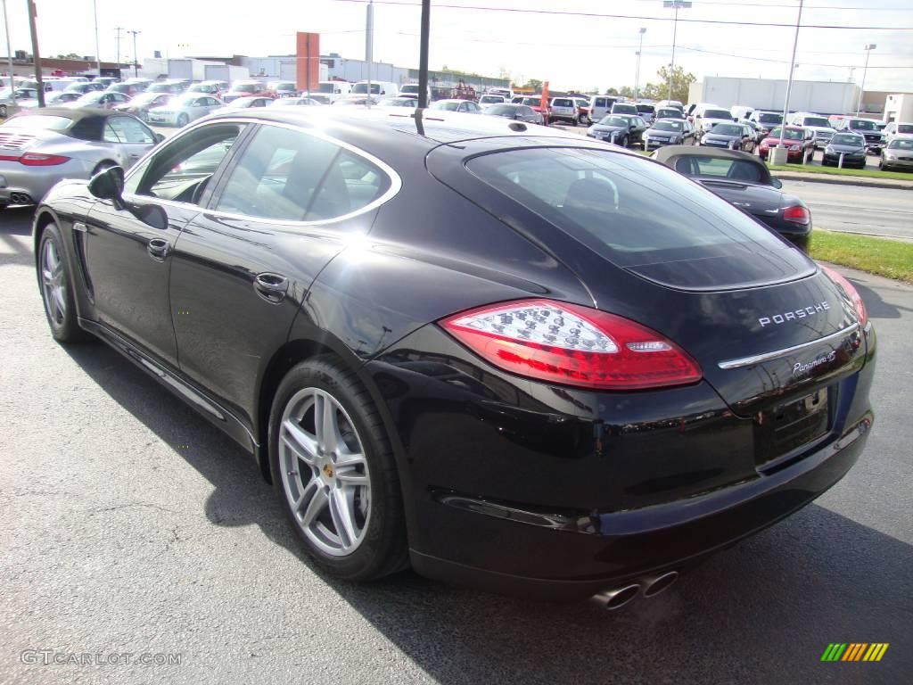 2010 Panamera S - Basalt Black Metallic / Black photo #9