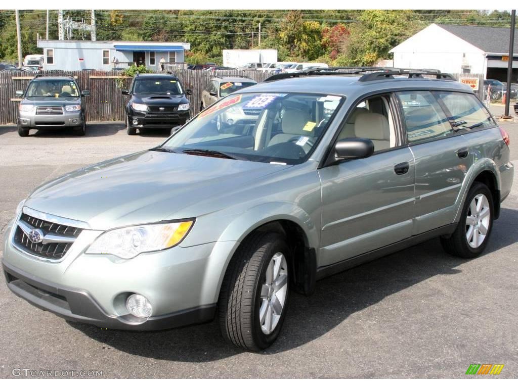 2009 Outback 2.5i Special Edition Wagon - Seacrest Green Metallic / Warm Ivory photo #1