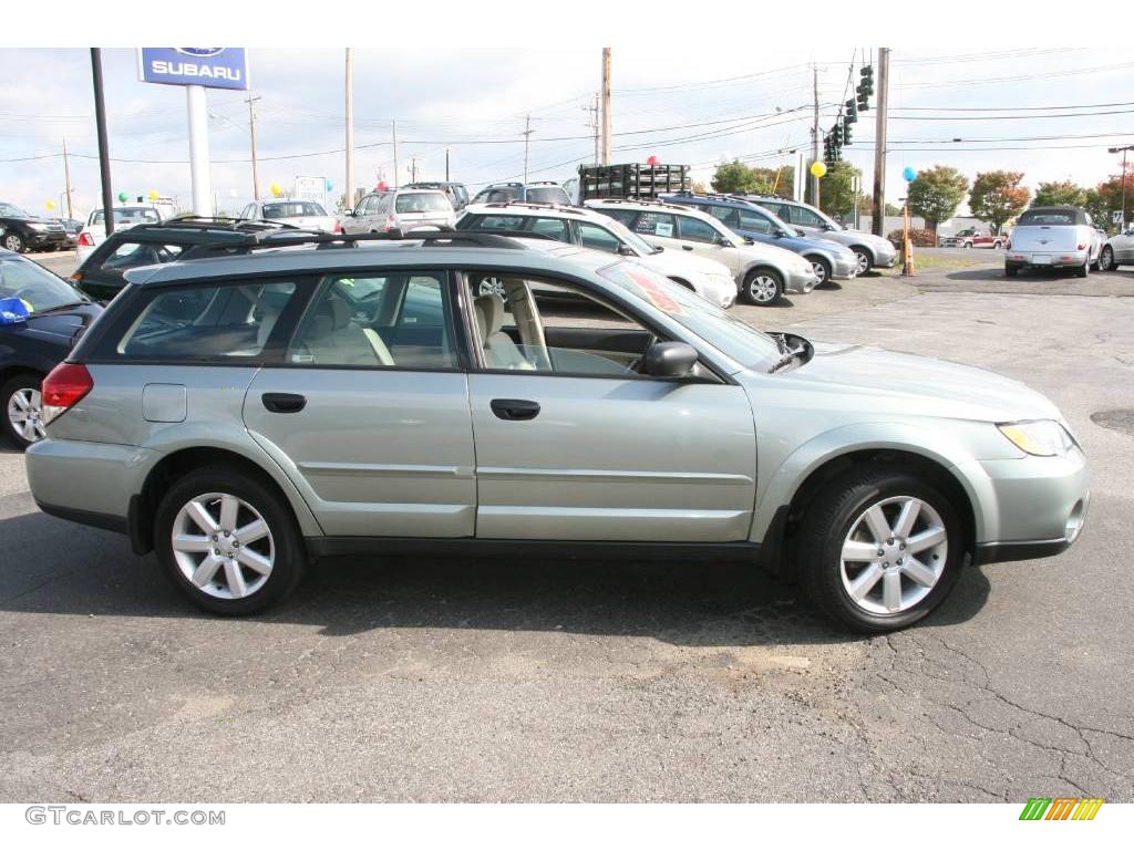 2009 Outback 2.5i Special Edition Wagon - Seacrest Green Metallic / Warm Ivory photo #4