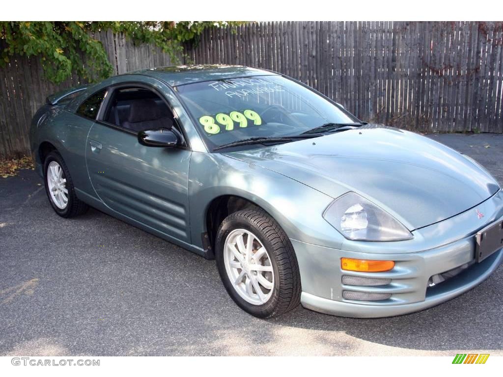 2001 Eclipse GS Coupe - Tampa Blue Pearl / Black photo #3