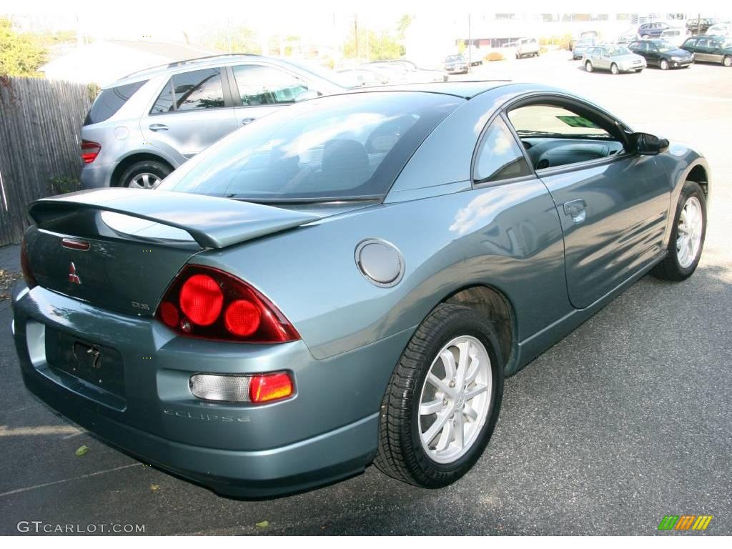 2001 Eclipse GS Coupe - Tampa Blue Pearl / Black photo #5