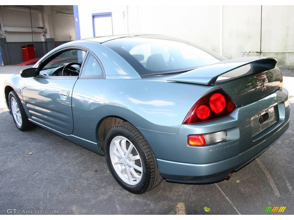 2001 Eclipse GS Coupe - Tampa Blue Pearl / Black photo #6