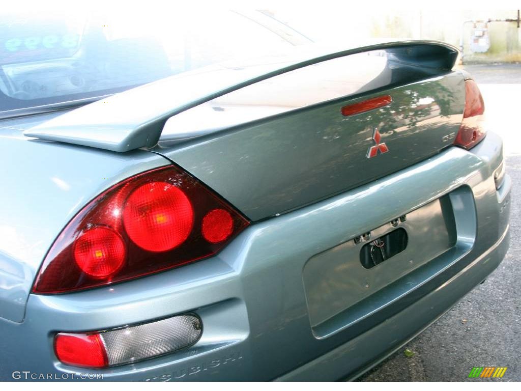 2001 Eclipse GS Coupe - Tampa Blue Pearl / Black photo #7