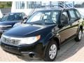 2010 Obsidian Black Pearl Subaru Forester 2.5 X  photo #1