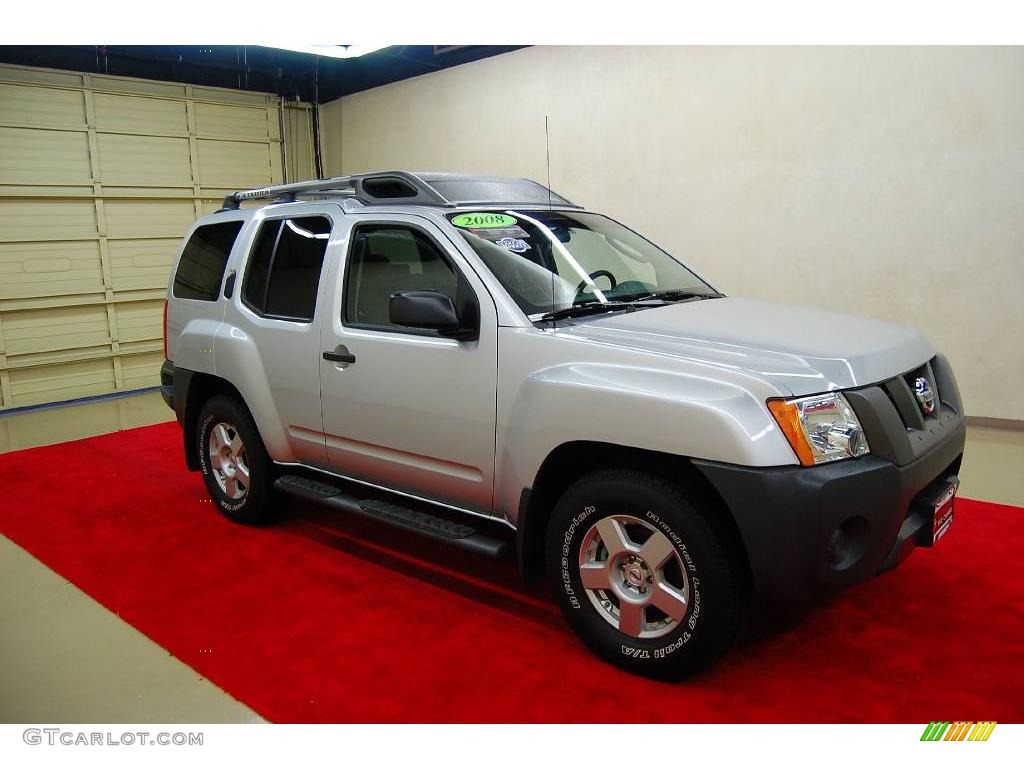 2008 Xterra S - Silver Lightning / Steel/Graphite photo #1