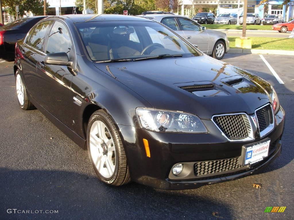 2009 G8 Sedan - Panther Black / Onyx photo #2