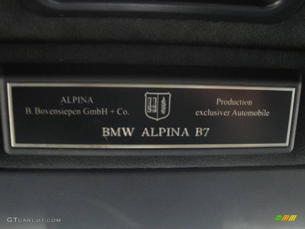 2007 7 Series Alpina B7 - Black Sapphire Metallic / Black photo #14