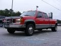 Victory Red - Sierra 3500 SLE Crew Cab 4x4 Dually Photo No. 4