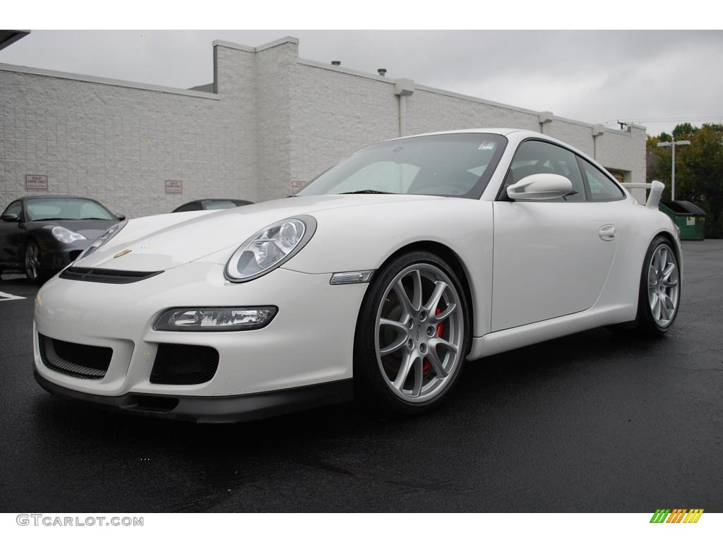 2007 911 GT3 - Carrara White / Black w/Alcantara photo #1