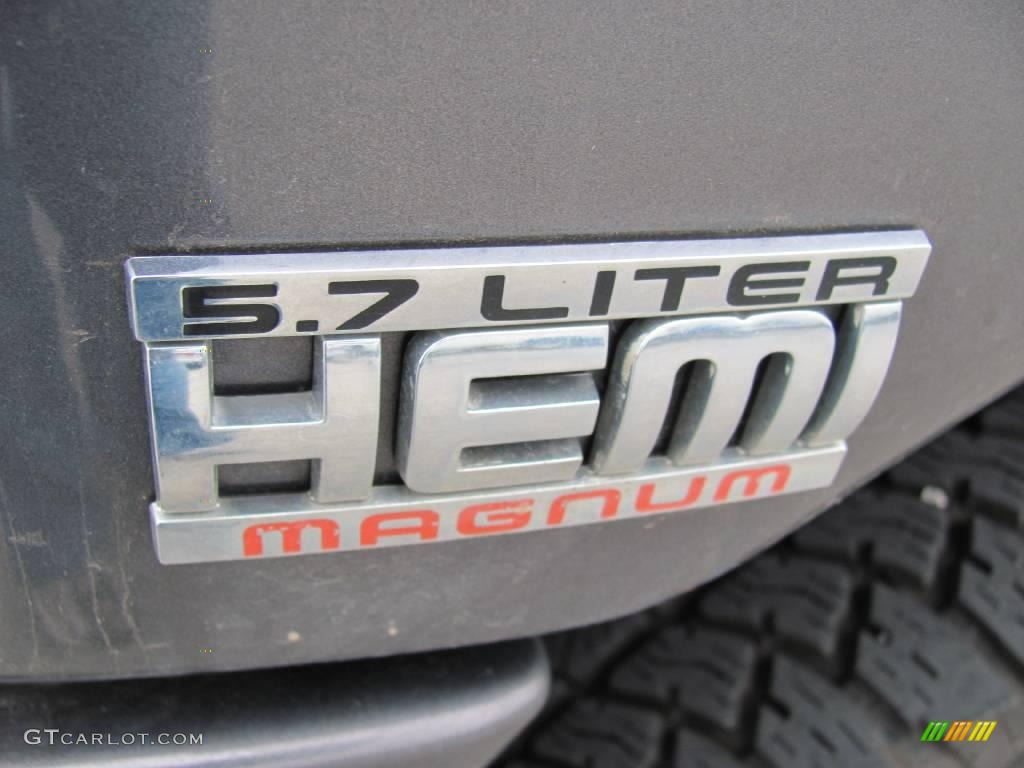 2004 Ram 1500 SLT Quad Cab 4x4 - Graphite Metallic / Dark Slate Gray photo #3