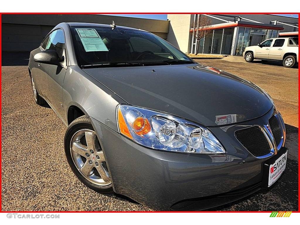 2008 G6 GT Coupe - Dark Steel Gray Metallic / Ebony Black photo #9