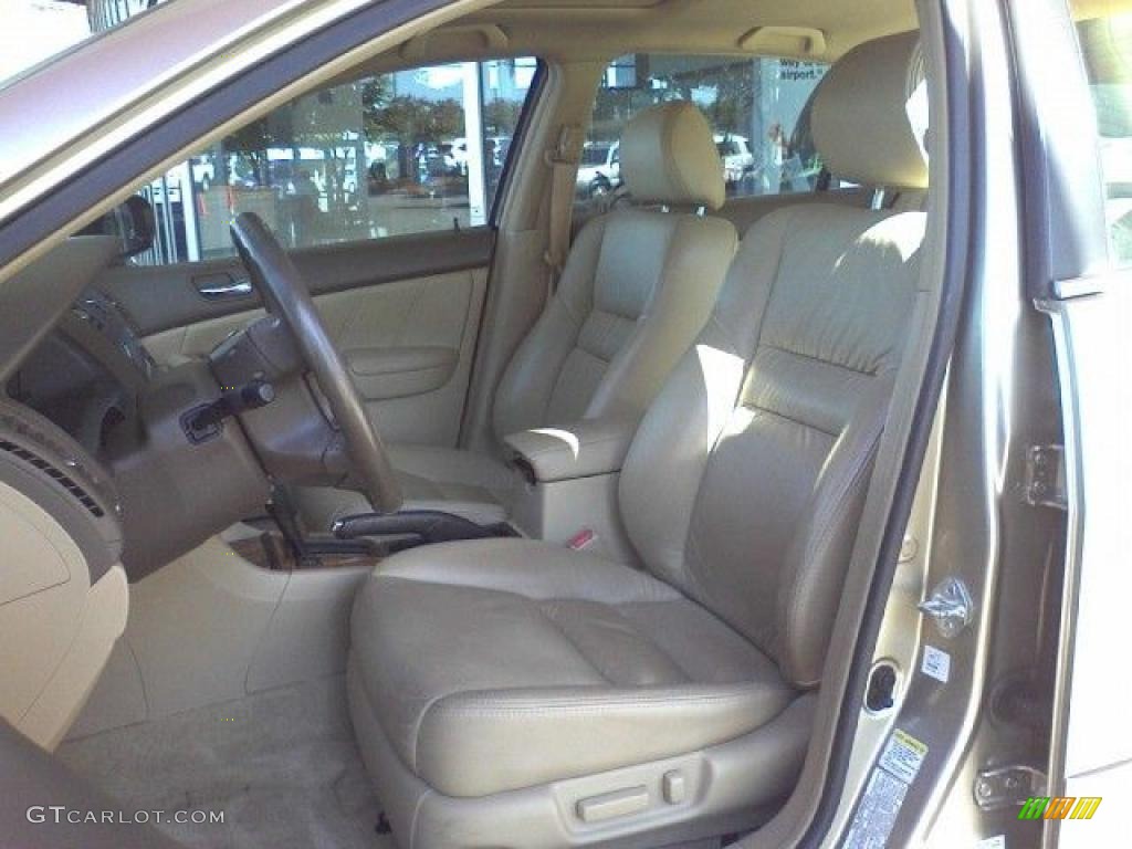2003 Accord EX V6 Sedan - Desert Mist Metallic / Ivory photo #6