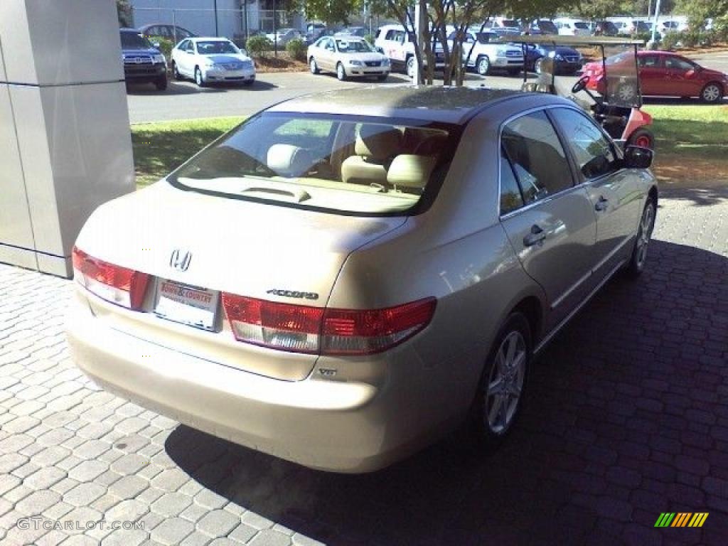 2003 Accord EX V6 Sedan - Desert Mist Metallic / Ivory photo #17