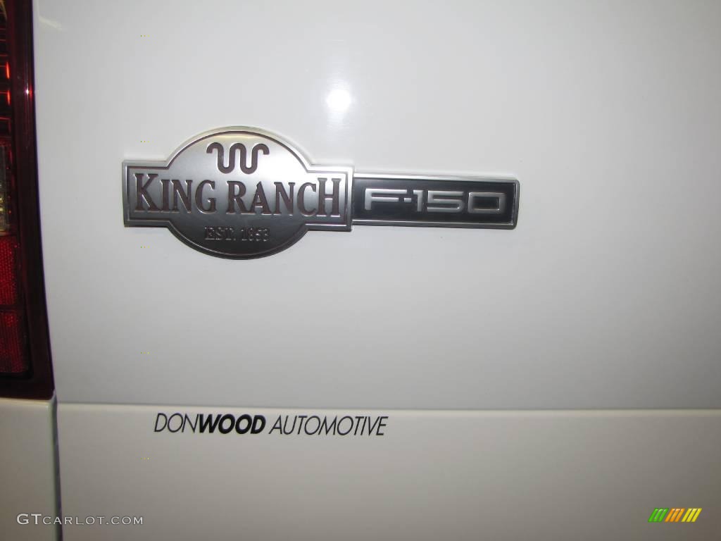 2006 F150 King Ranch SuperCrew 4x4 - Oxford White / Castano Brown Leather photo #9