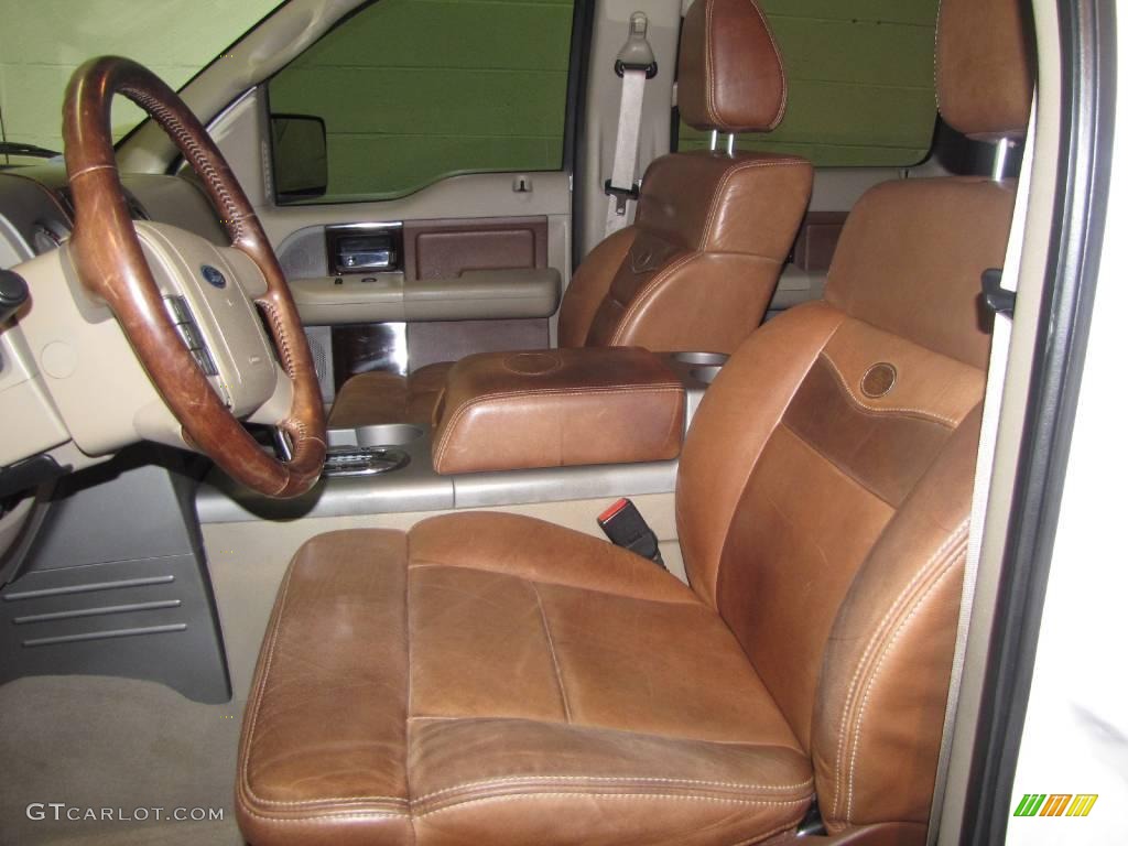 2006 F150 King Ranch SuperCrew 4x4 - Oxford White / Castano Brown Leather photo #10