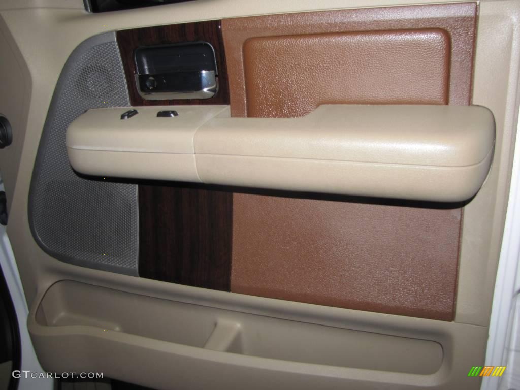 2006 F150 King Ranch SuperCrew 4x4 - Oxford White / Castano Brown Leather photo #15