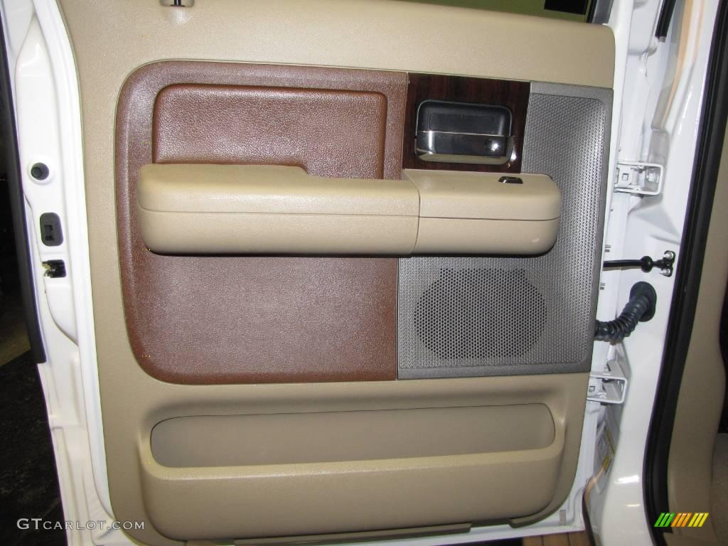 2006 F150 King Ranch SuperCrew 4x4 - Oxford White / Castano Brown Leather photo #16