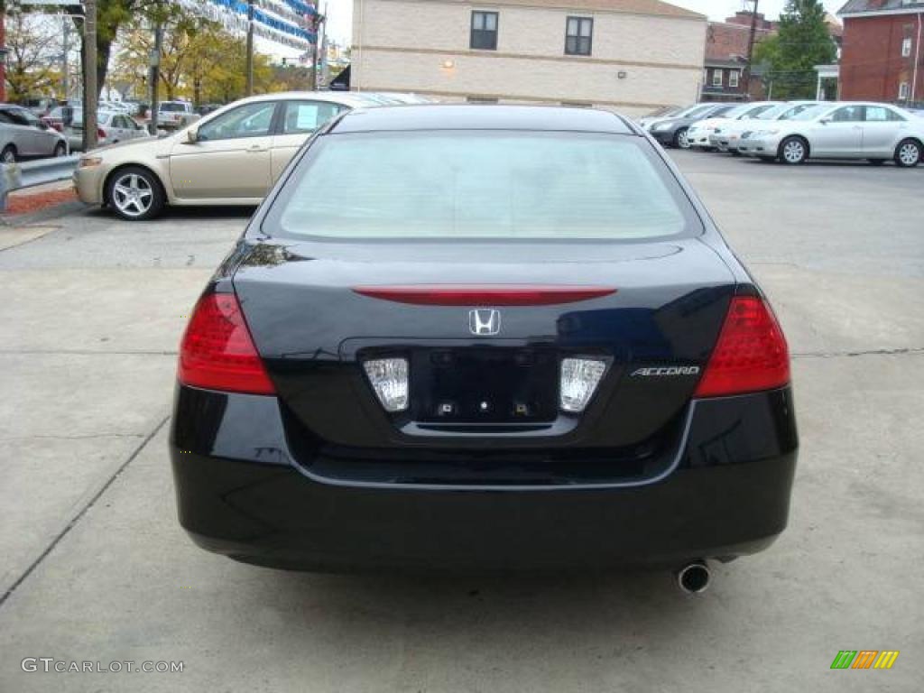 2006 Accord EX Sedan - Nighthawk Black Pearl / Ivory photo #3