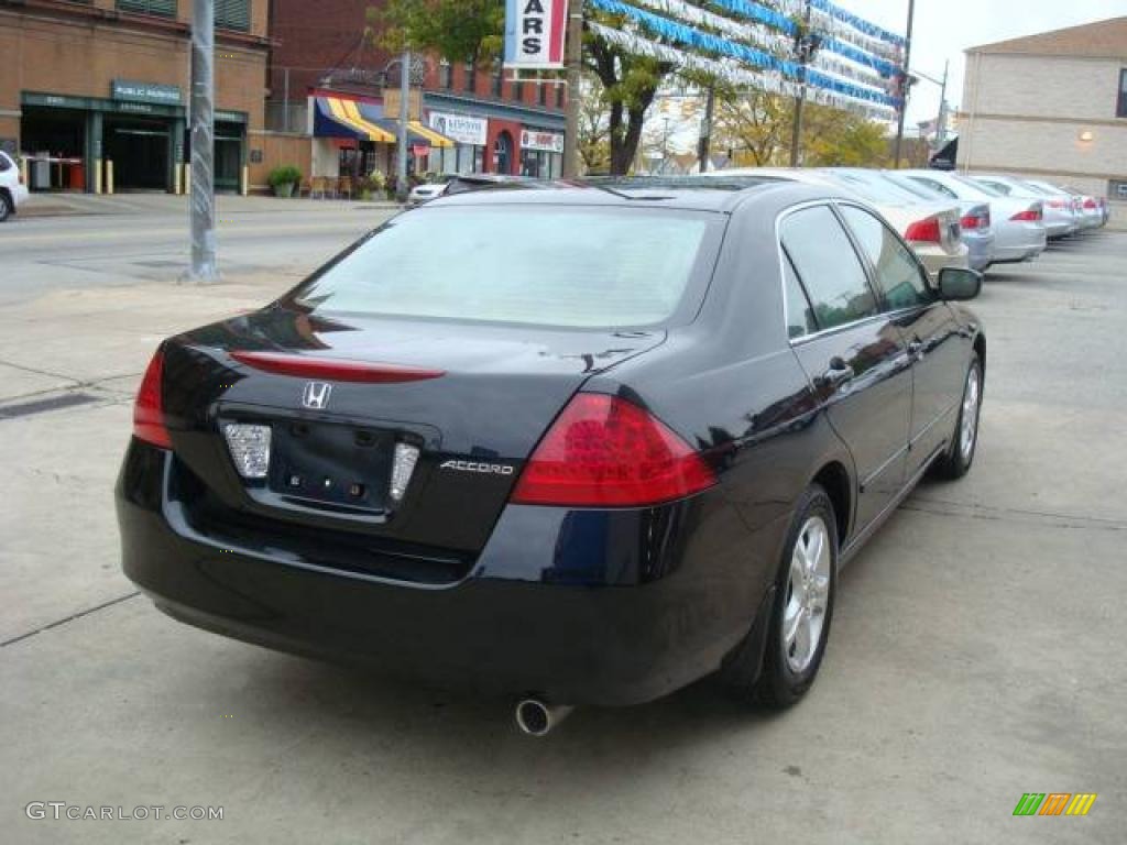 2006 Accord EX Sedan - Nighthawk Black Pearl / Ivory photo #4