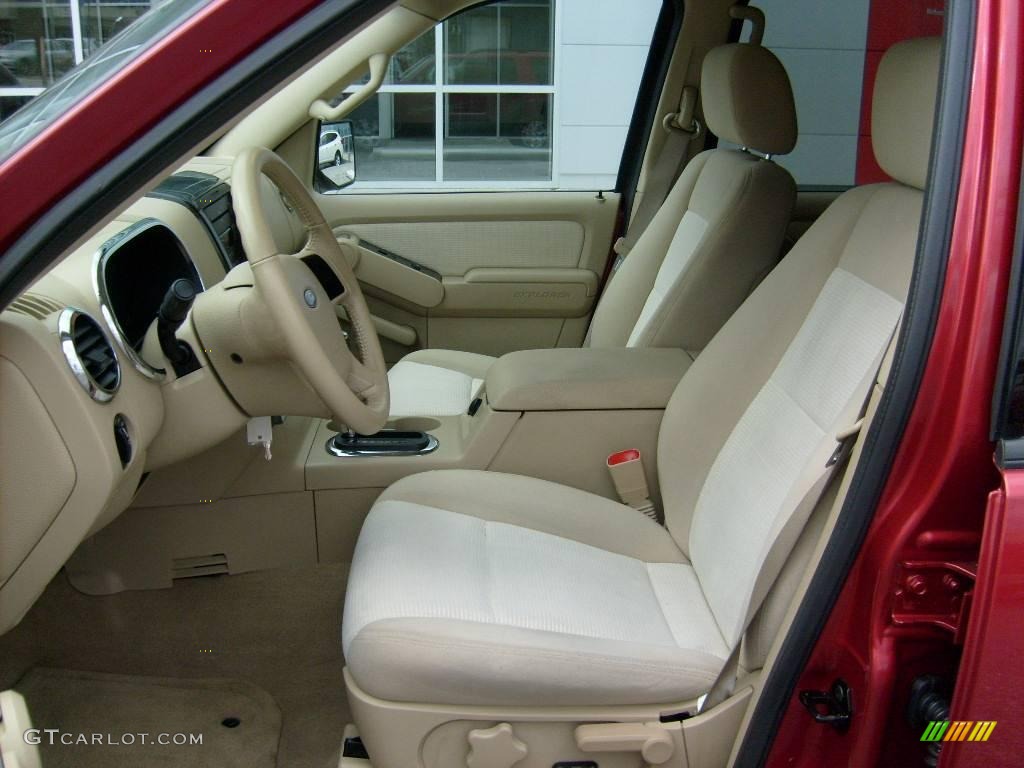 2006 Explorer XLT 4x4 - Redfire Metallic / Camel photo #10