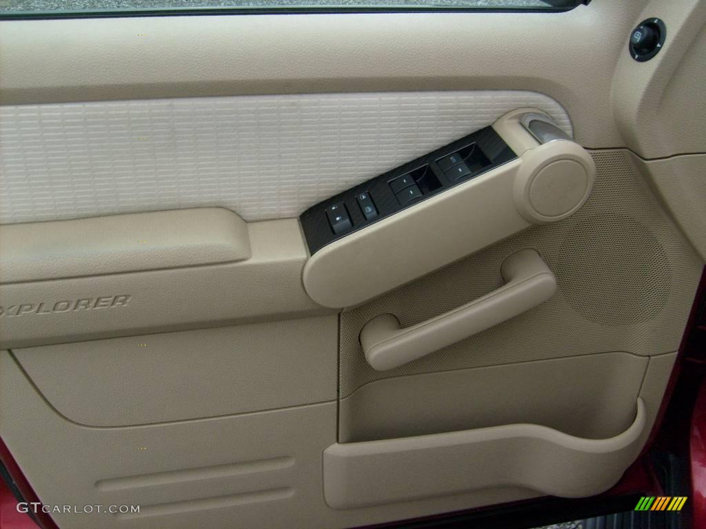 2006 Explorer XLT 4x4 - Redfire Metallic / Camel photo #12