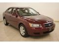 2007 Dark Cherry Red Hyundai Sonata GLS  photo #1