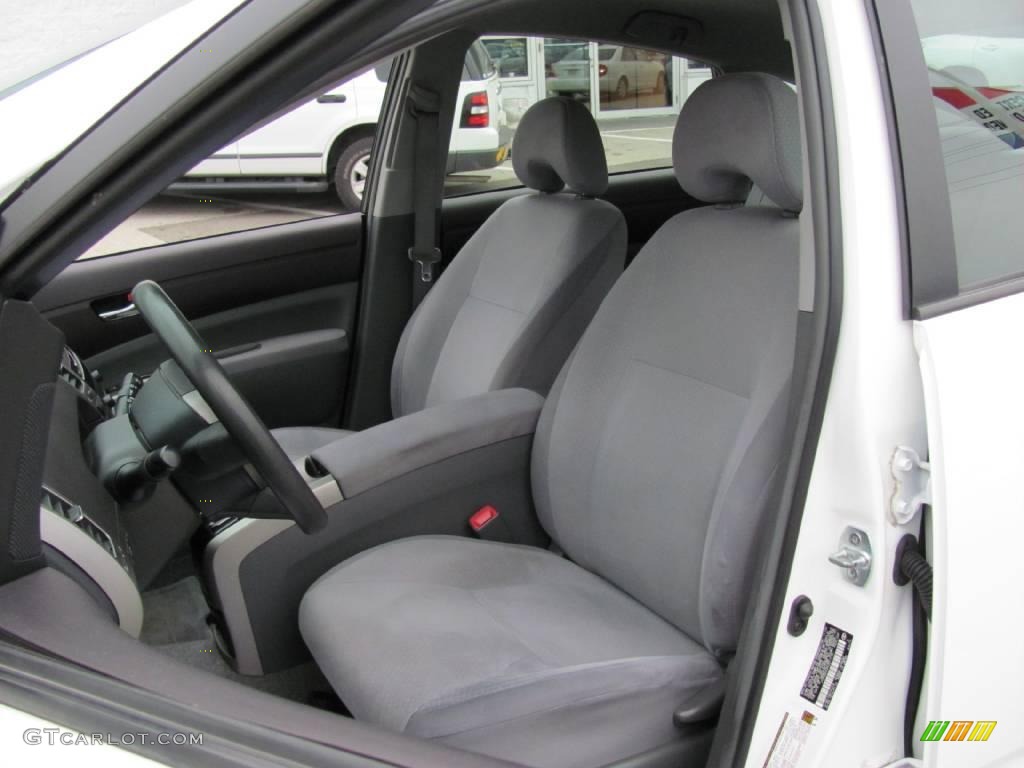 2005 Prius Hybrid - Super White / Gray/Burgundy photo #13