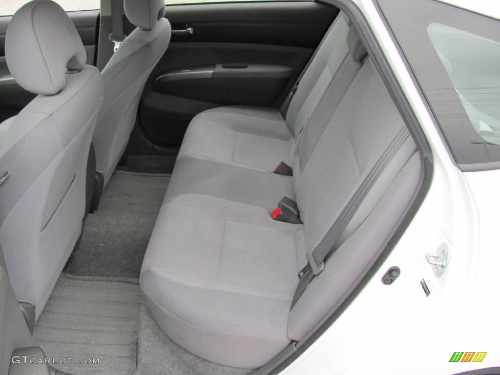 2005 Prius Hybrid - Super White / Gray/Burgundy photo #17