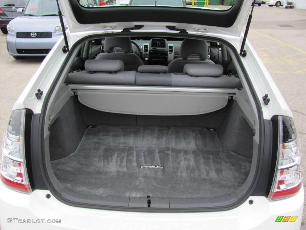 2005 Prius Hybrid - Super White / Gray/Burgundy photo #18
