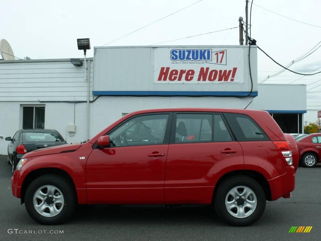 Vivid Red Suzuki Grand Vitara