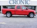 2008 Flame Red Dodge Ram 1500 Big Horn Edition Quad Cab  photo #1