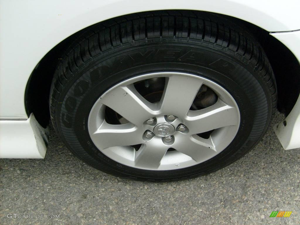 2006 Corolla S - Super White / Dark Charcoal photo #9