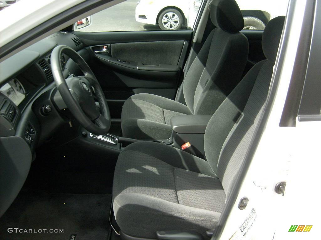 2006 Corolla S - Super White / Dark Charcoal photo #10