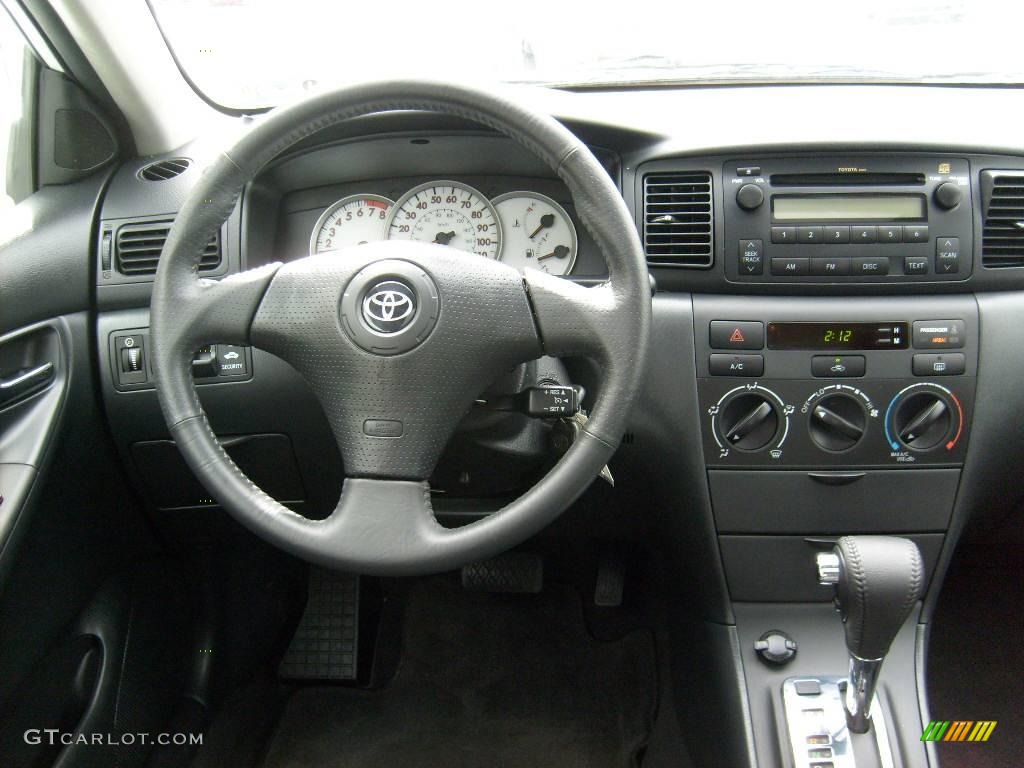 2006 Corolla S - Super White / Dark Charcoal photo #15
