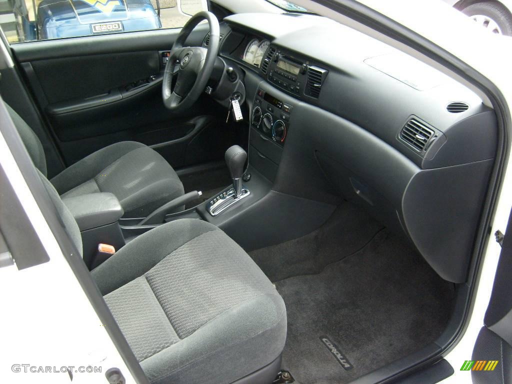 2006 Corolla S - Super White / Dark Charcoal photo #18
