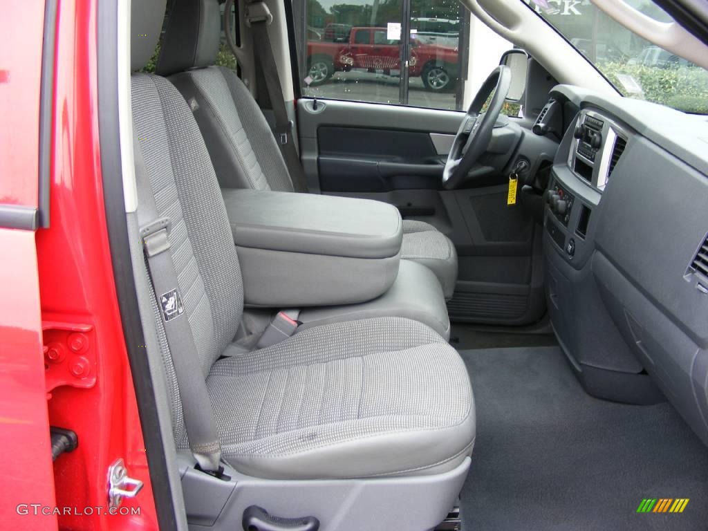 2008 Ram 1500 Big Horn Edition Quad Cab - Flame Red / Medium Slate Gray photo #19