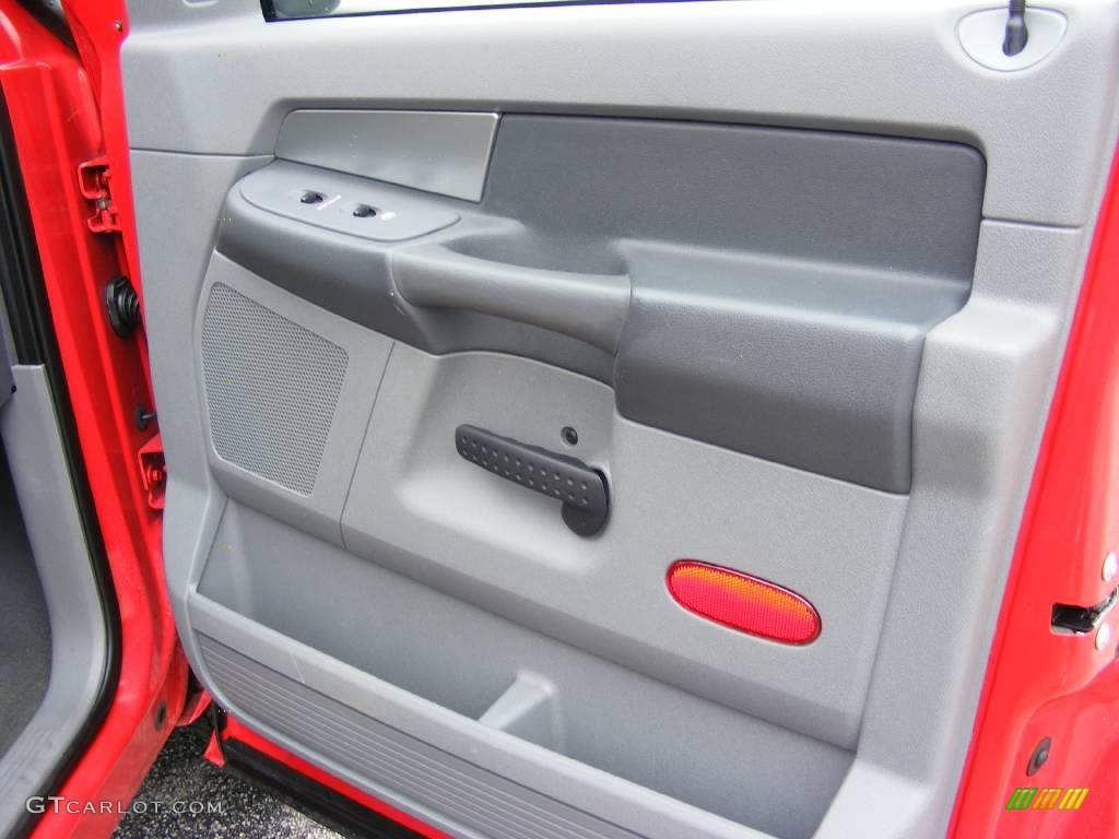 2008 Ram 1500 Big Horn Edition Quad Cab - Flame Red / Medium Slate Gray photo #20