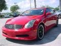 2005 Laser Red Infiniti G 35 Coupe  photo #7