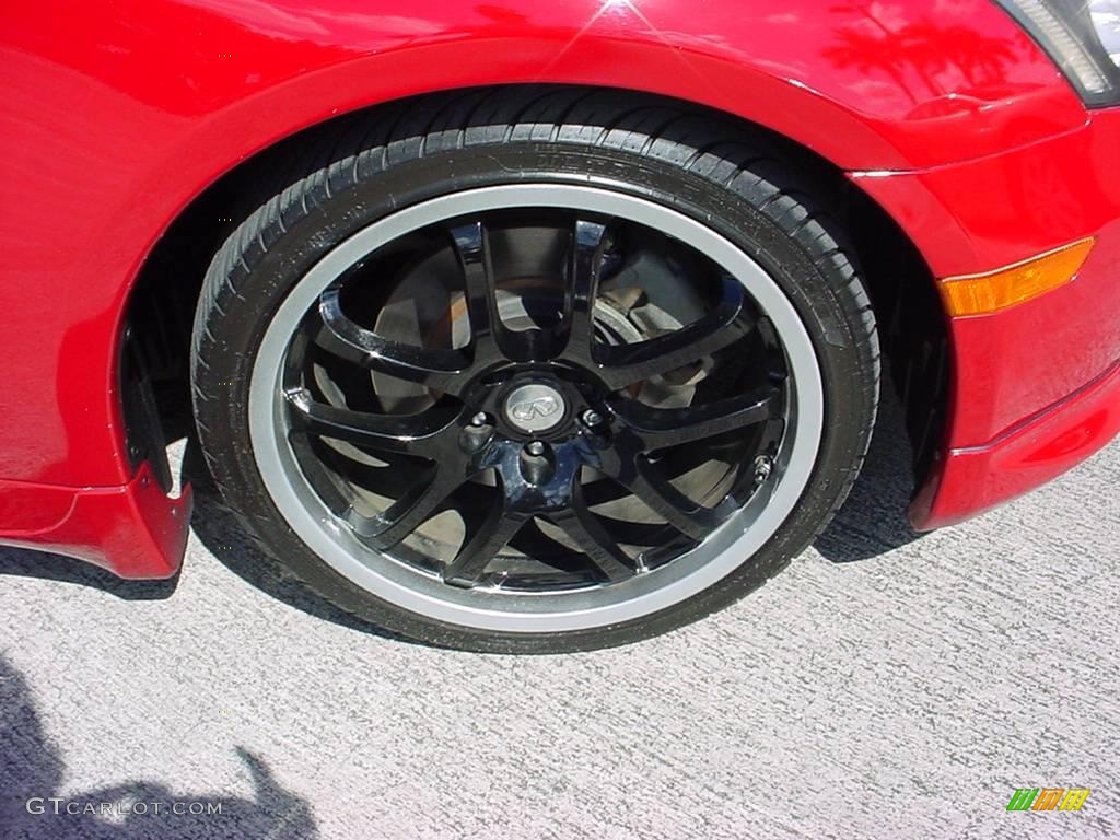 2005 G 35 Coupe - Laser Red / Graphite photo #10