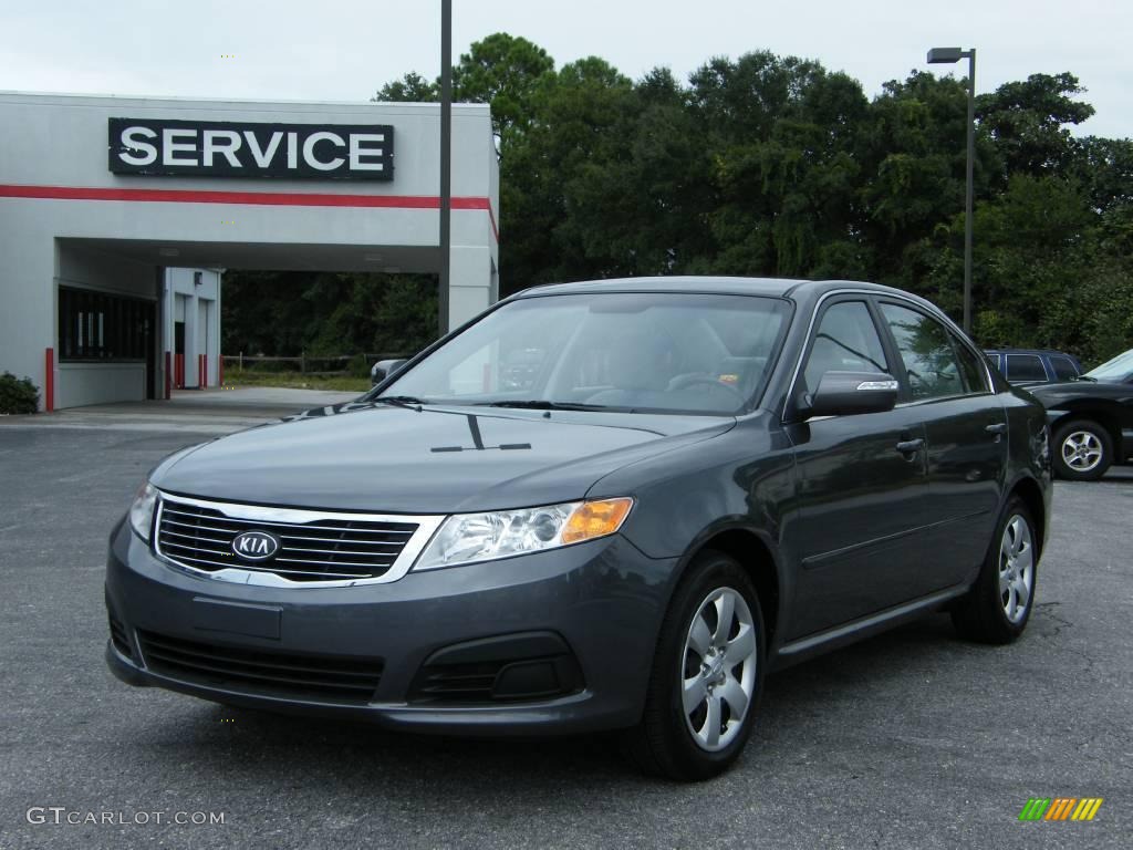 2009 Optima LX - Midnight Gray / Gray photo #1