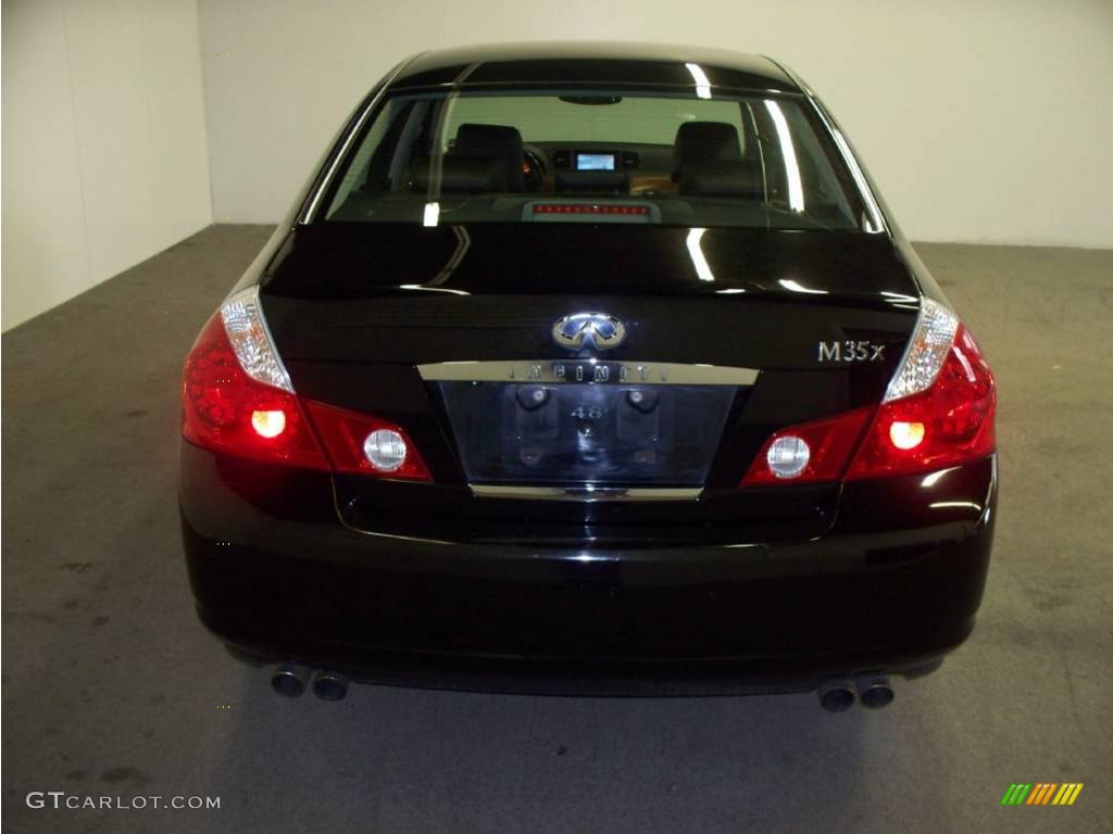 2006 M 35x Sedan - Black Obsidian / Graphite photo #3