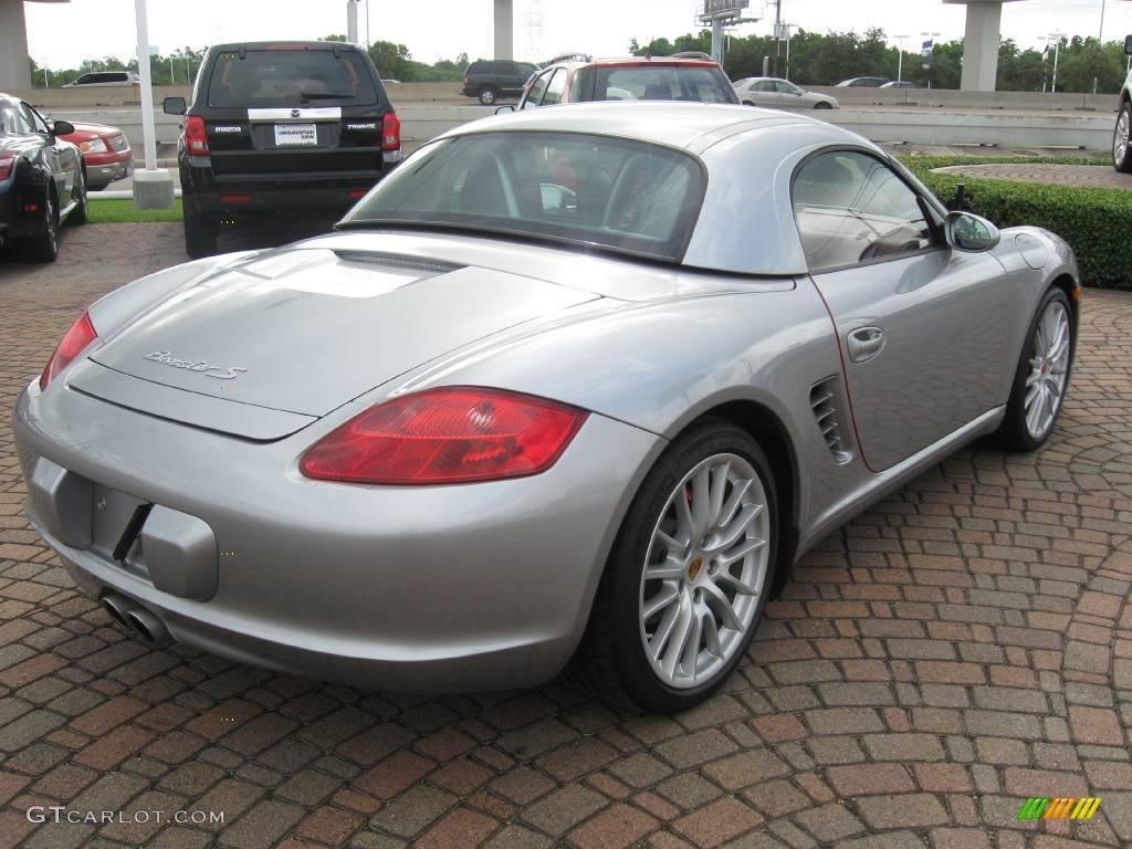 2008 Boxster RS 60 Spyder - GT Silver Metallic / Carrera Red photo #7