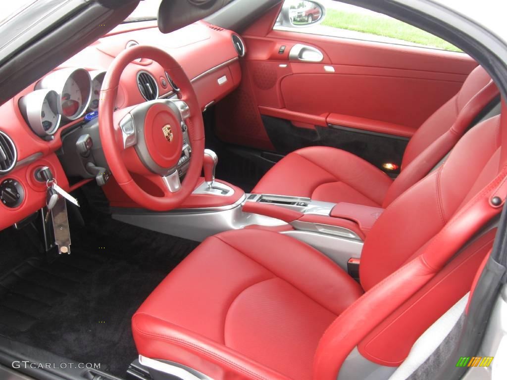 2008 Boxster RS 60 Spyder - GT Silver Metallic / Carrera Red photo #11