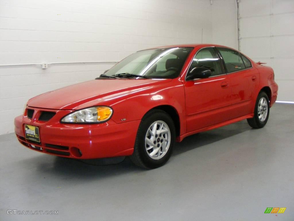 2004 Victory Red Pontiac Grand Am SE Sedan 19766406 Photo 1