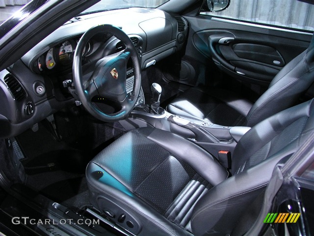 2005 911 Turbo S Cabriolet - Black / Black photo #6