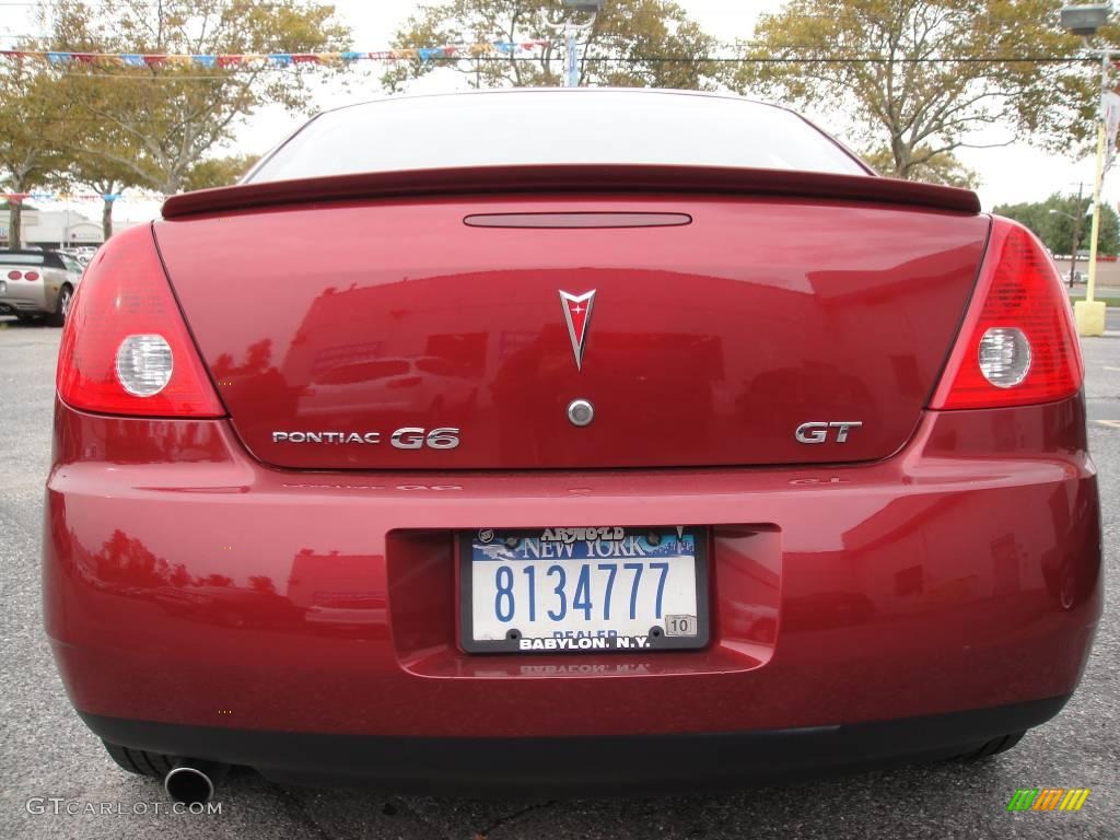 2009 G6 GT Sedan - Performance Red Metallic / Light Taupe photo #5